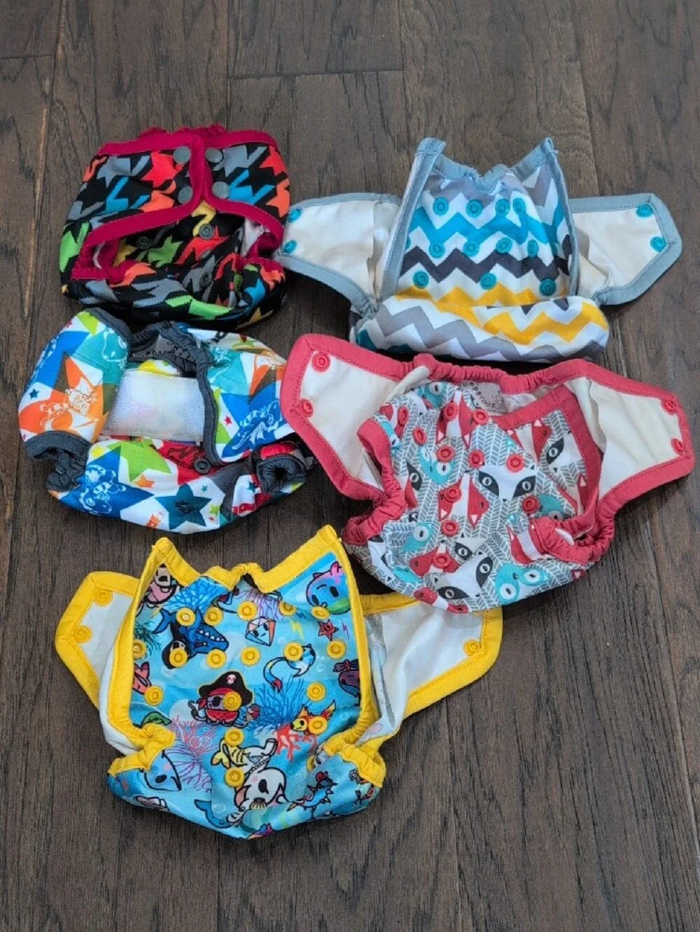 Rump-a-rooz Newborn Diaper Covers Set Of 5